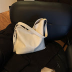 Leisure Shoulder Tote Bag Textured Large Capacity Bag