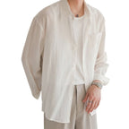 Thin Long Sleeves Shirt Sun Protection Top Breathable And Loose