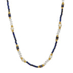 New Chinese Retro Natural Stone Pearl Crystal Necklace For Women