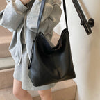 Leisure Shoulder Tote Bag Textured Large Capacity Bag