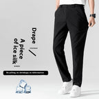 Business Casual Pants Stretch Suit Pants Men's Straight Draping