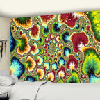 Dream Mushroom Psychedelic Rug Boho Home Decor