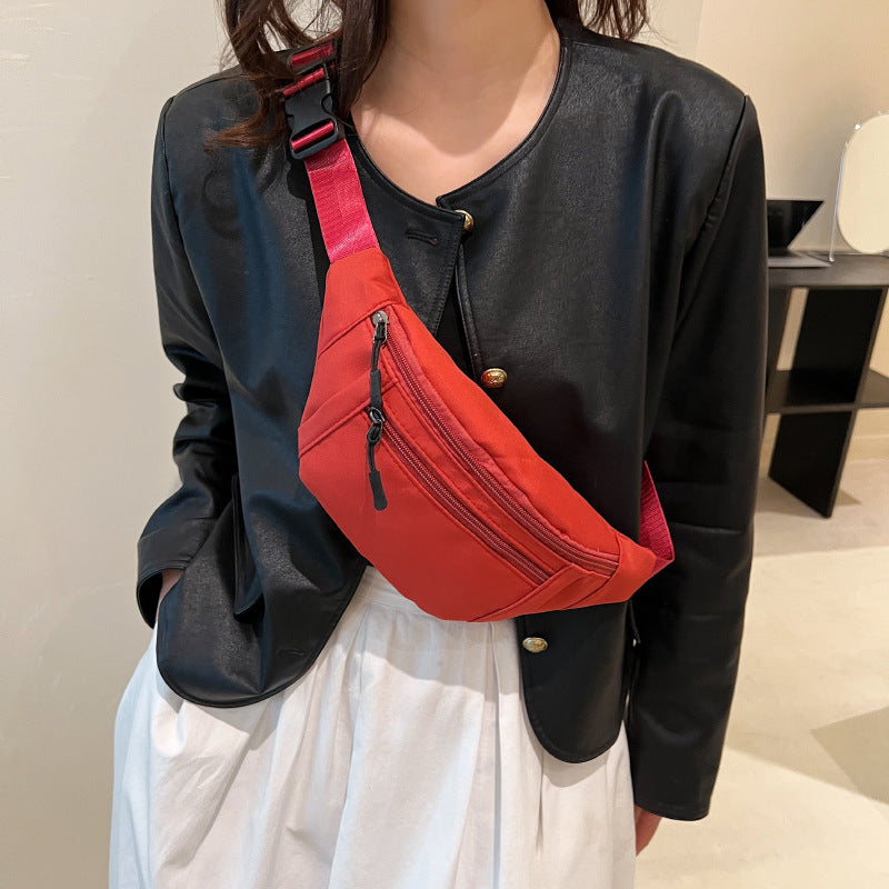 Sport Casual Shoulder Multi-layer Mobile Phone Waist Bag