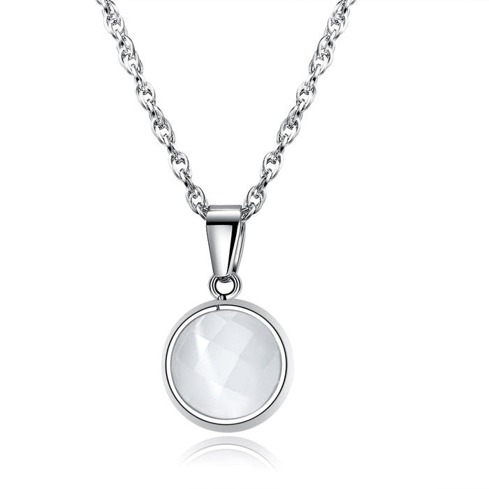 Fashion Double-faced Crystal Necklace For Women