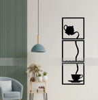 Modern Cup & Saucer Acrylic Wall Art