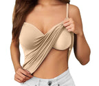 Women's Beauty Back Wireless One-piece Padded Strap Vest Bottoming Shirt