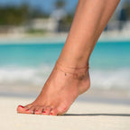 S925 Sterling Silver Anklet Adjustable Snake Chain