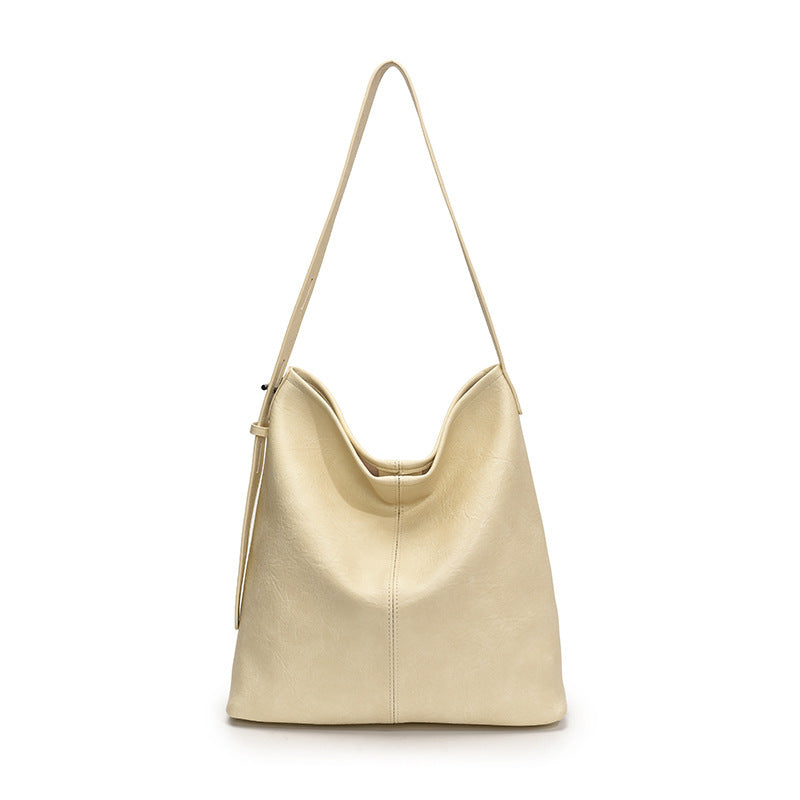 Leisure Shoulder Tote Bag Textured Large Capacity Bag