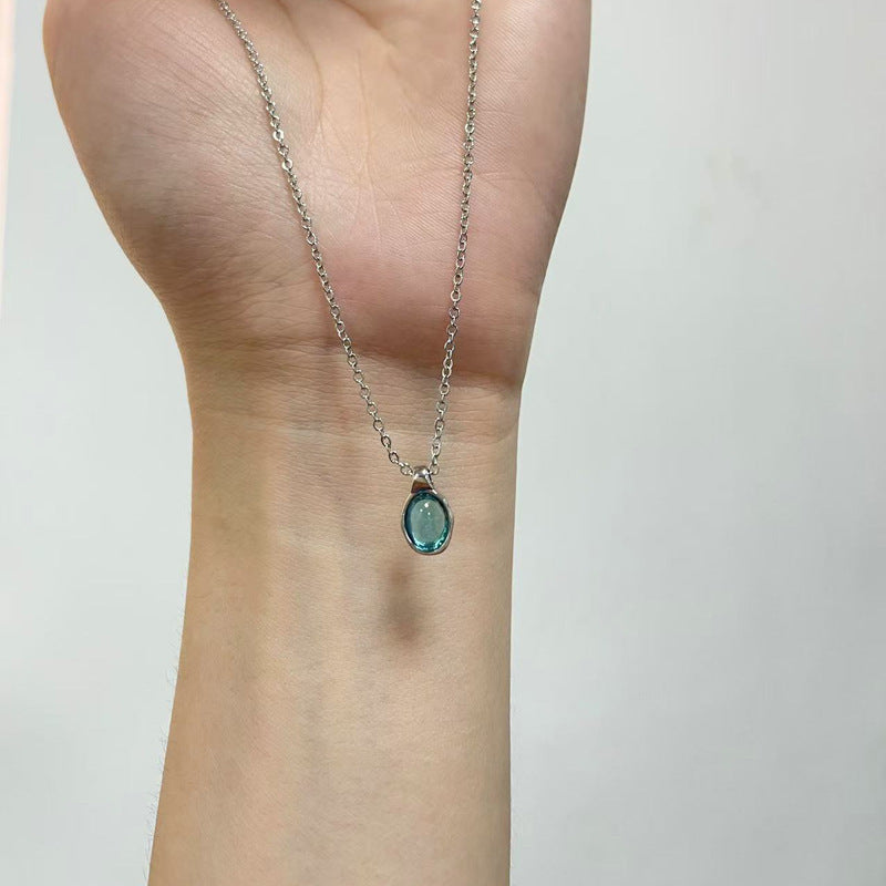 Simple Style Special Interest Light Luxury Design Advanced Exquisite Clavicle Chain