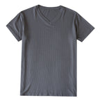 Men's Summer Jacquard Modal Outerwear T-shirt Pajamas Solid Color Sweat-absorbent Cool Breathable Fabric