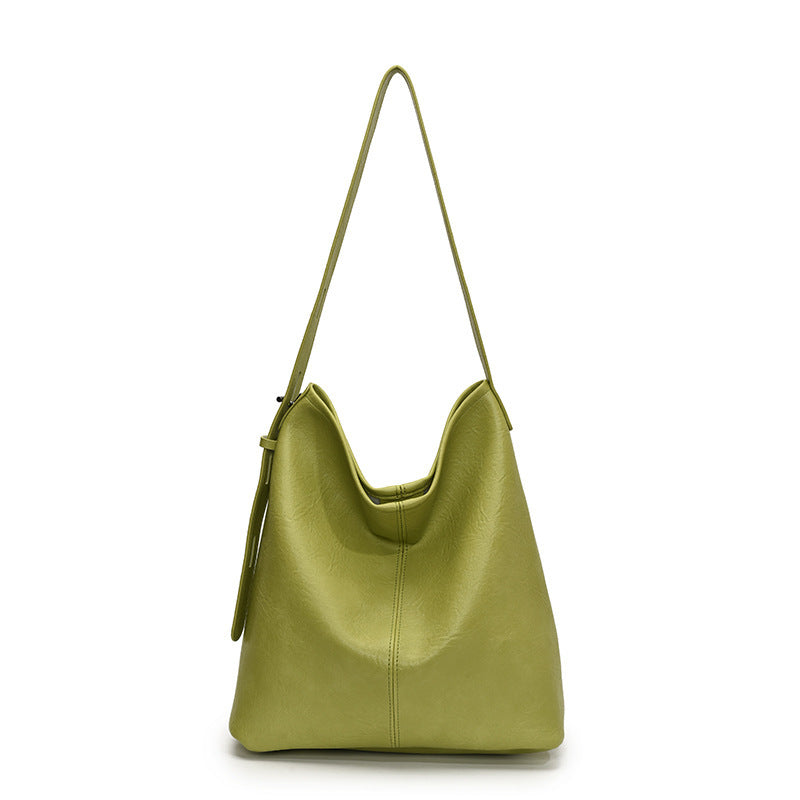 Leisure Shoulder Tote Bag Textured Large Capacity Bag