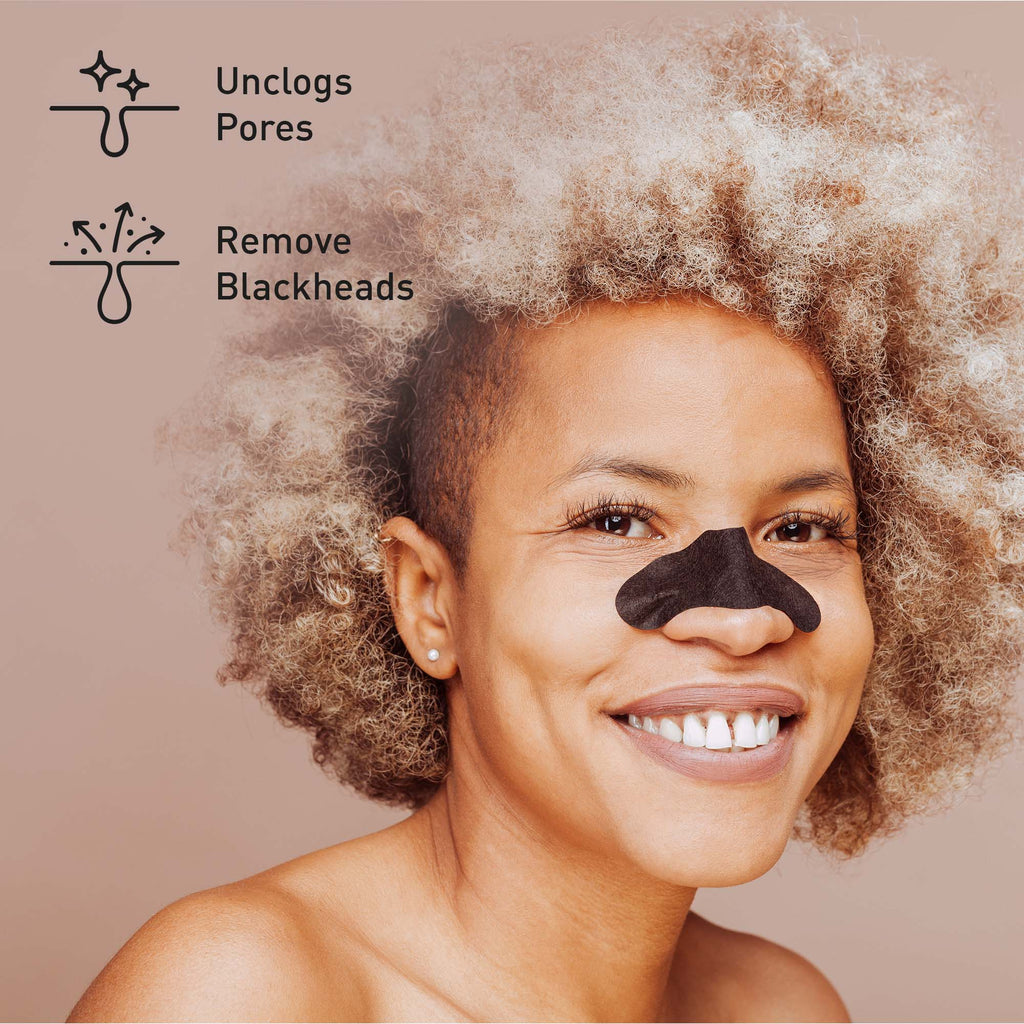 Pursonic Pamper & Glow Gift Bundle (6 pack Deep Cleansing Charcoal Nose Pore Strip, 100% Natural Arabica Coffee Body Scrub 14 Oz, 100% Natural Coconut Oil Hair Mask 10 Oz and Honey Facial Mask 8 Oz)-1