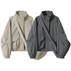 Outdoor Jacket Coat Women's Autumn Loose Retro Workwear