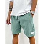 Fashion Personality Solid Color Flip Men's Shorts