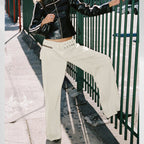 European And American Dark Wide-leg Jeans Personalized Belt Buckle Asymmetric Pocket Drag Sister Out Of The Street