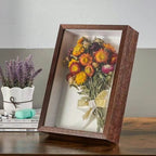 Hollow Dried Flower Photo Frame Diy Table Decoration Preserved Fresh Flower Storage Three-dimensional Handmade