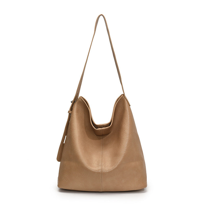 Leisure Shoulder Tote Bag Textured Large Capacity Bag