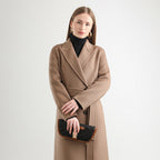 Women's Mid-length Woolen Wool Overcoat Coat