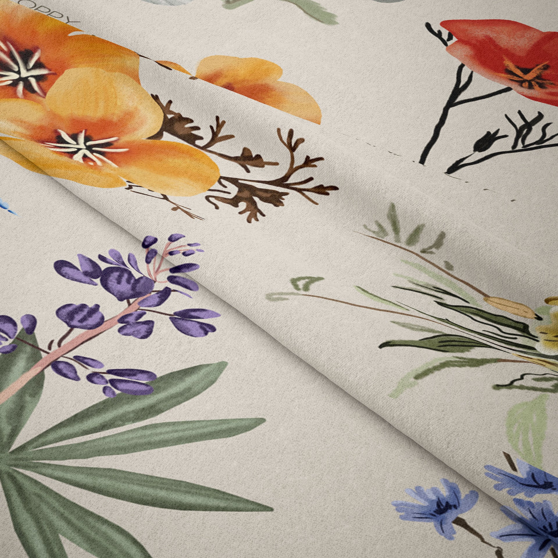 Tapestry Boho Ornament Fabric Background