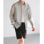 Thin Long Sleeves Shirt Sun Protection Top Breathable And Loose