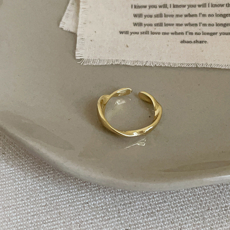 Irregular Metal Opening Female Personality And Fashion All-Match Ring