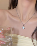 Fashion Double-faced Crystal Necklace For Women