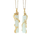 Hetian Jade Prosperity Brought By The Dragon And The Phoenix Pendant