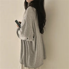 Cotton Fall Mid-length T-shirt Female Students Loose