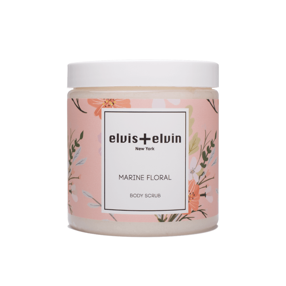elvis+elvin Marine Floral Body Scrub with Dead Sea Salt 300ml-0