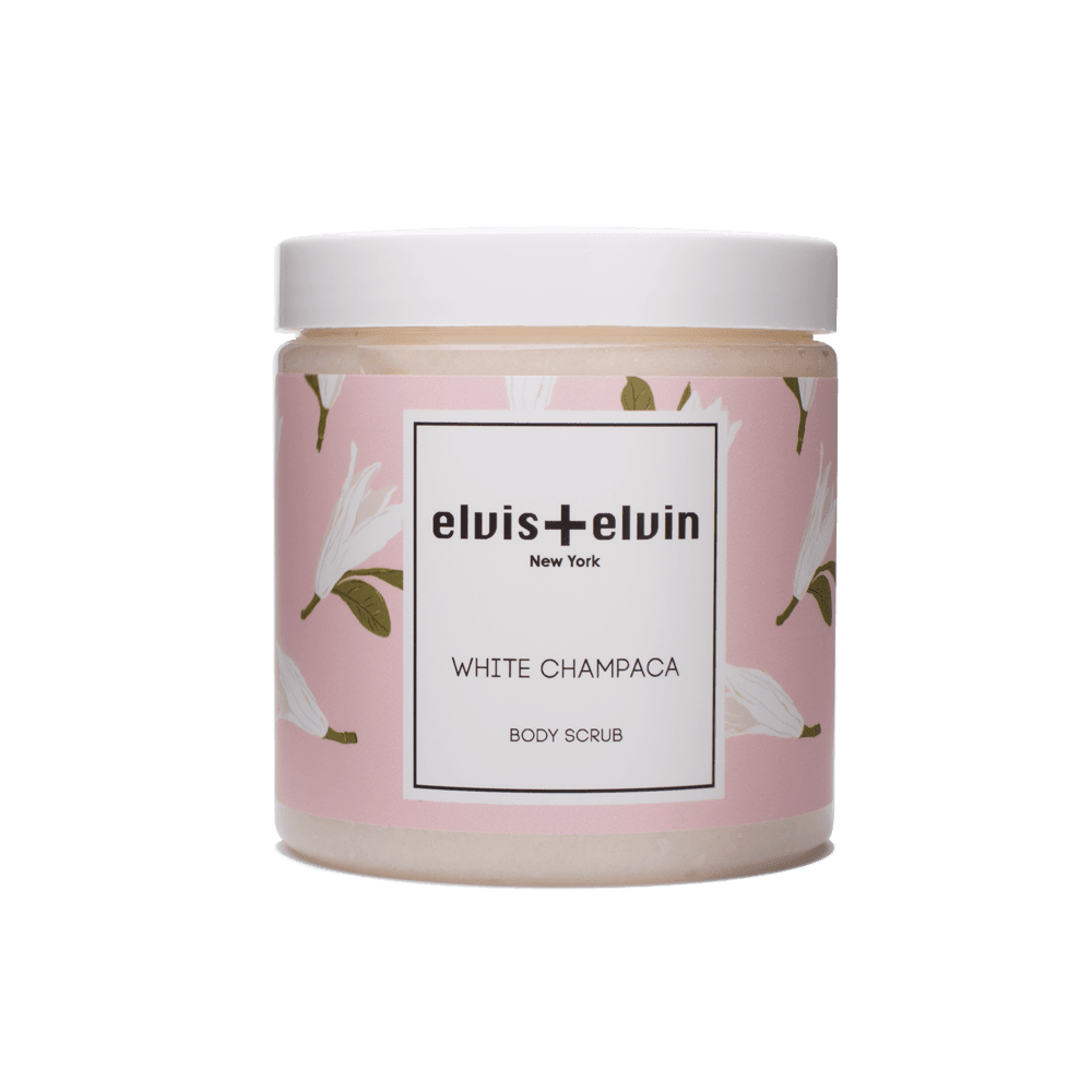 elvis+elvin White Champaca Body Scrub with Dead Sea Salt 300ml-0