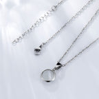 Fashion Double-faced Crystal Necklace For Women